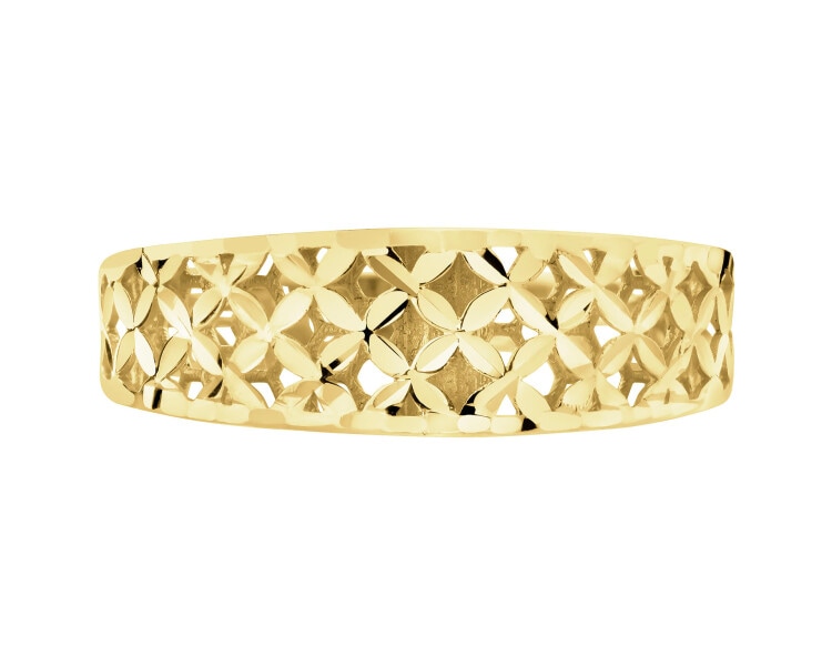 14 K Yellow Gold Band Ring