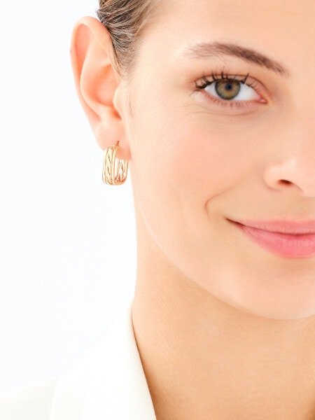 9 K Yellow Gold Dangling Earring