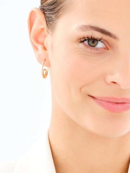 9 K Yellow Gold Hoop Earring 