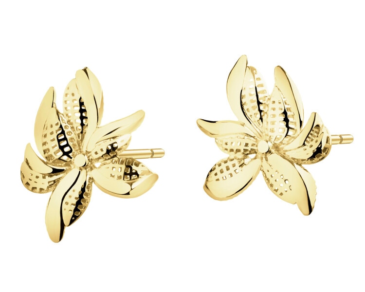 14 K Yellow Gold Earrings