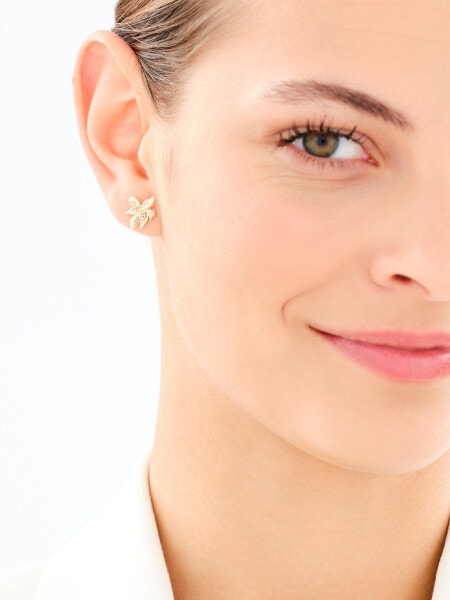 14 K Yellow Gold Earrings