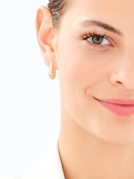 14 K Yellow Gold Earrings