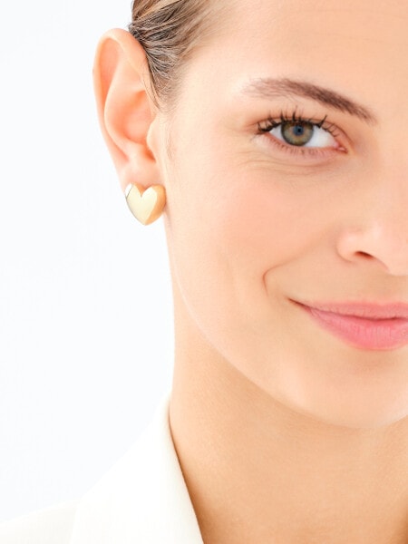 9 K Yellow Gold Earrings 