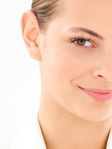 9 K Yellow Gold Earrings 