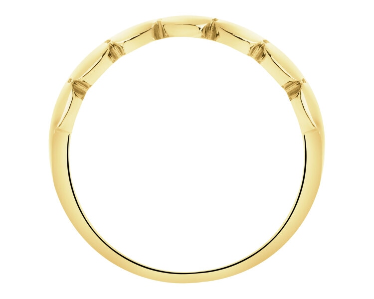 14 K Yellow Gold Band Ring