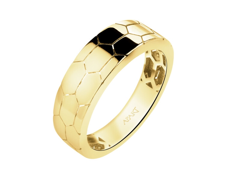 9 K Yellow Gold Band Ring 