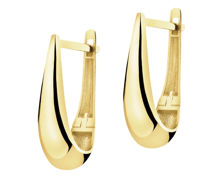 14 K Yellow Gold Earrings