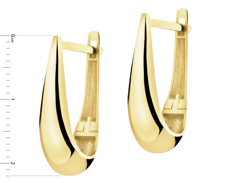 14 K Yellow Gold Earrings