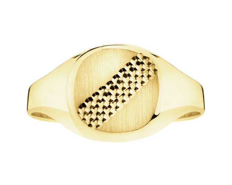 14 K Yellow Gold Signet Ring