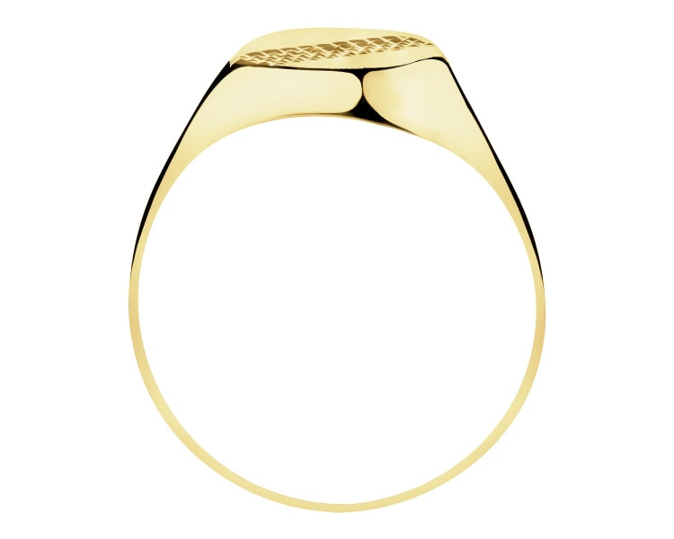 14 K Yellow Gold Signet Ring