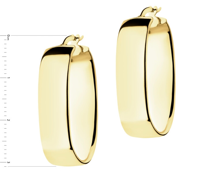 9 K Yellow Gold Dangling Earring