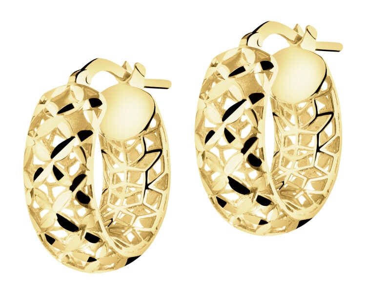 14 K Yellow Gold Hoop Earring