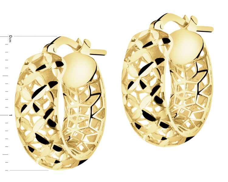 14 K Yellow Gold Hoop Earring