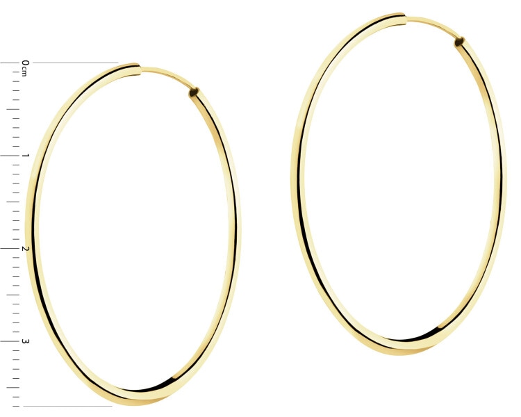 14 K Yellow Gold Hoop Earring