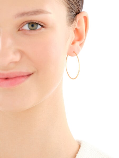 14 K Yellow Gold Hoop Earring