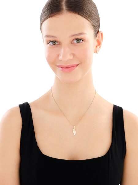 14 K Yellow Gold Set with Cubic Zirconia