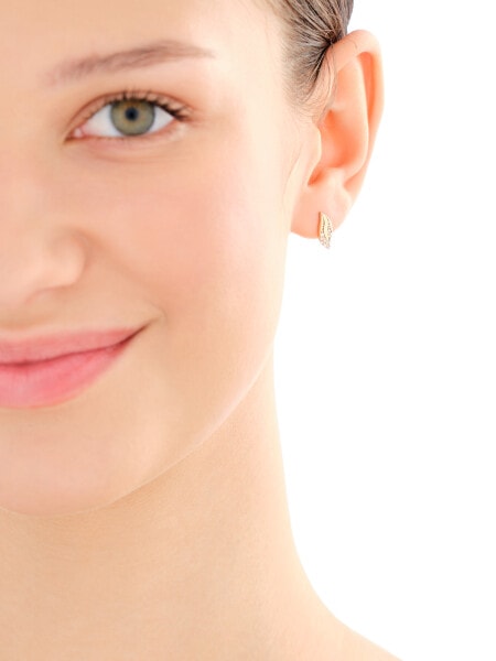 14 K Yellow Gold Set with Cubic Zirconia