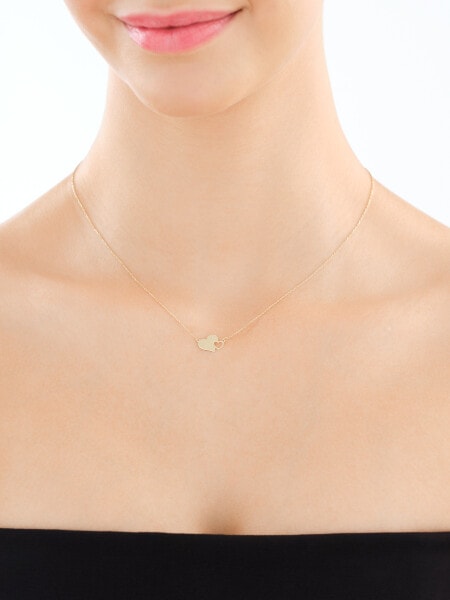 8 K Yellow Gold Necklace 