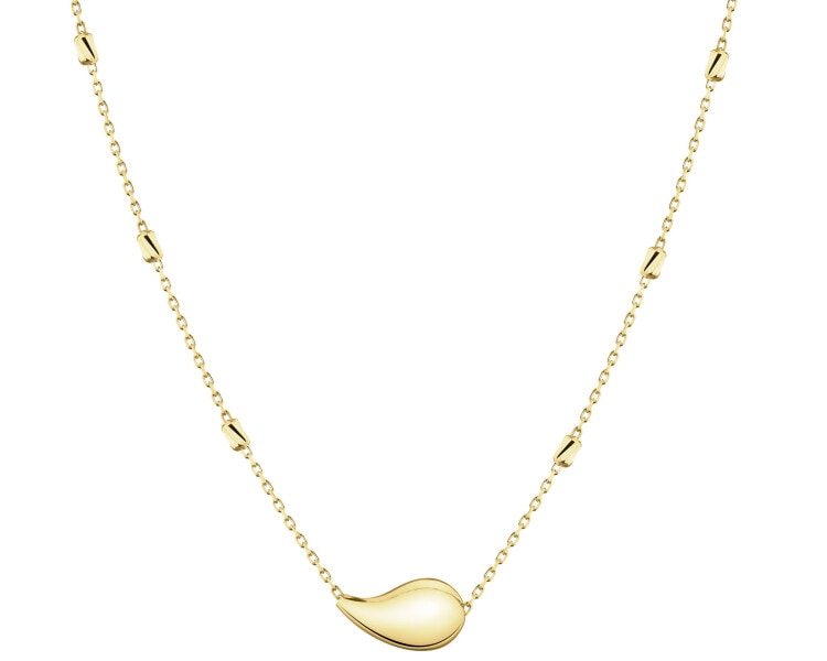 9 K Yellow Gold Necklace 