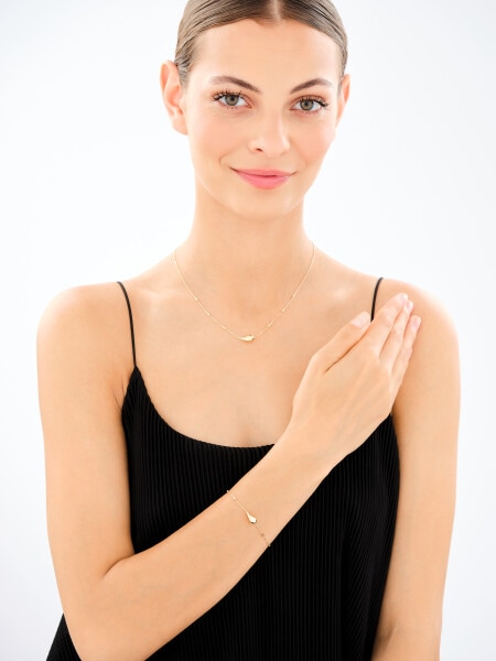 9 K Yellow Gold Necklace 