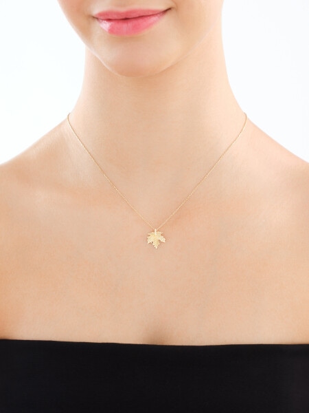 9 K Yellow Gold Necklace 