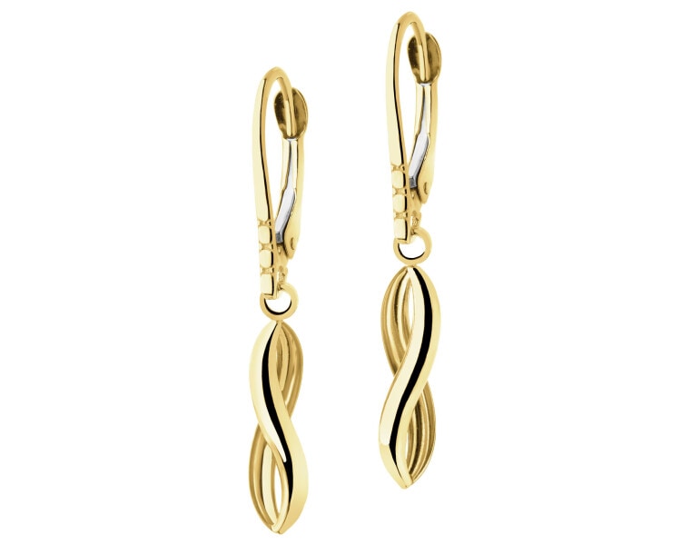 14 K Yellow Gold Dangling Earring