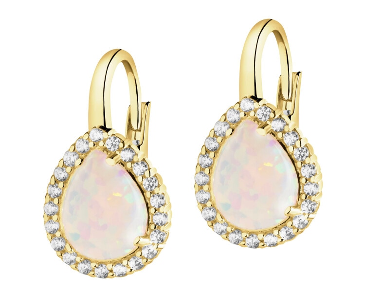 14 K Yellow Gold Dangling Earring