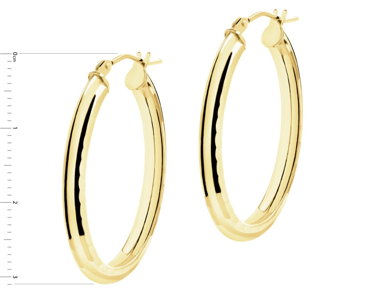 9 K Yellow Gold Dangling Earring