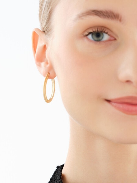 9 K Yellow Gold Dangling Earring