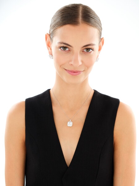 Kolczyki srebrne z cyrkoniami