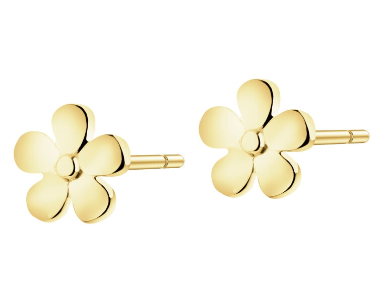 8 K Yellow Gold Earrings