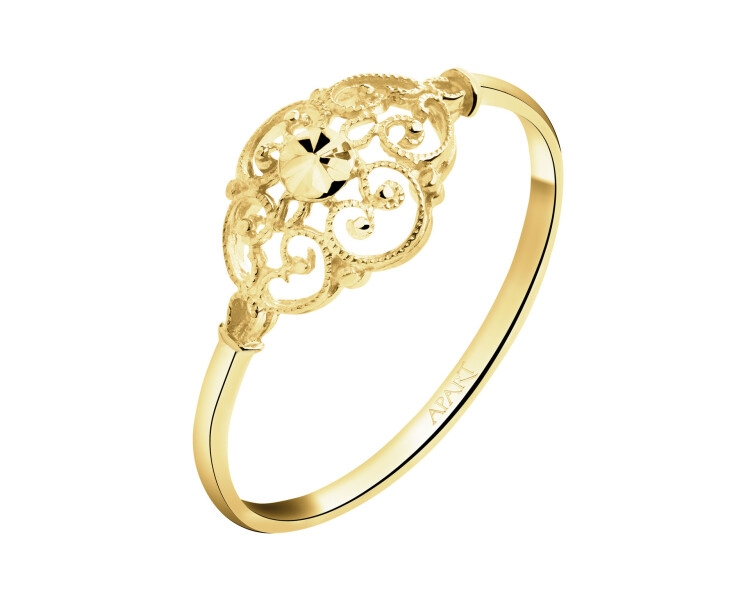 9 K Yellow Gold Ring 