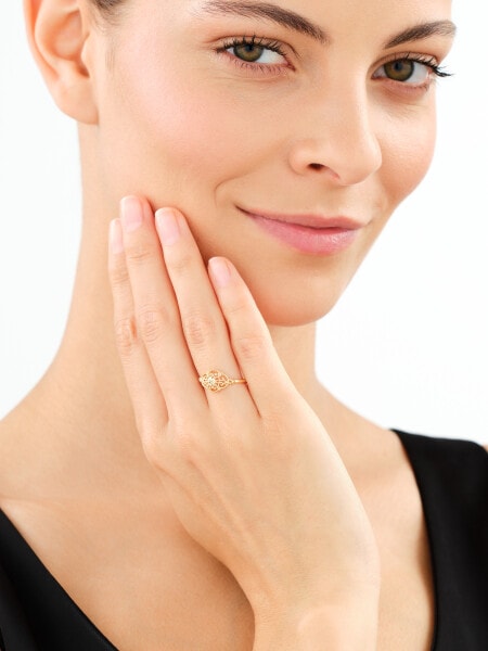 9 K Yellow Gold Ring 