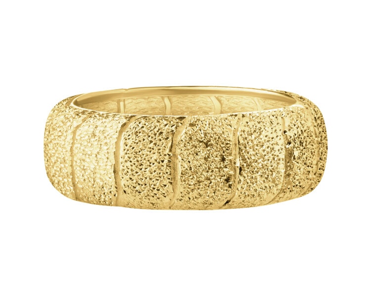 9 K Yellow Gold Band Ring