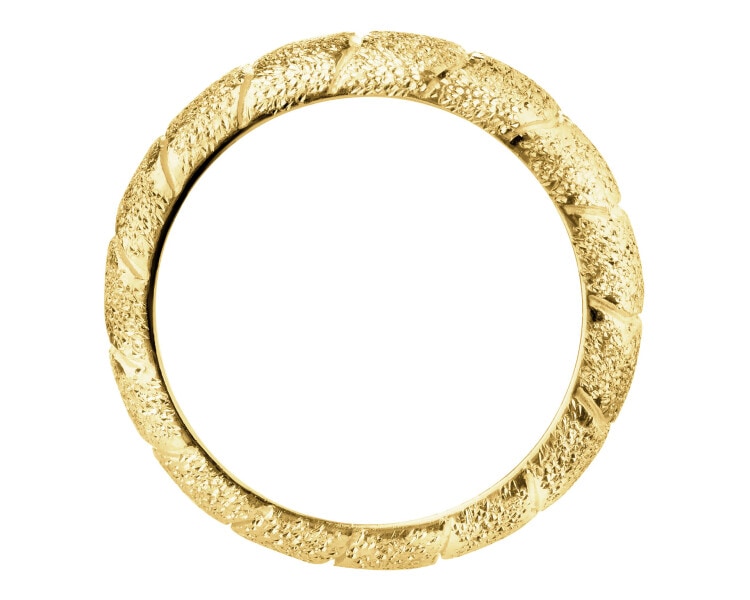 9 K Yellow Gold Band Ring