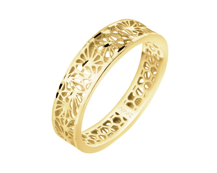 9 K Yellow Gold Band Ring 