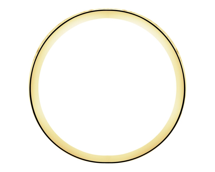 9 K Yellow Gold Band Ring