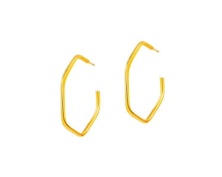 8 K Yellow Gold Earrings