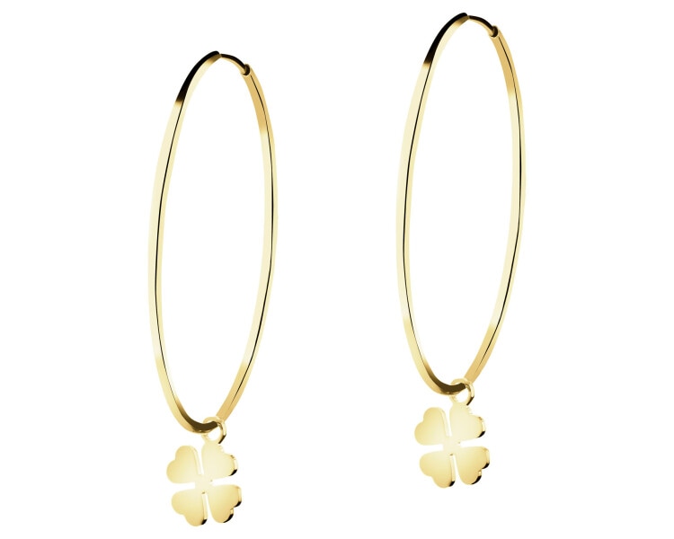 14 K Yellow Gold Hoop Earring