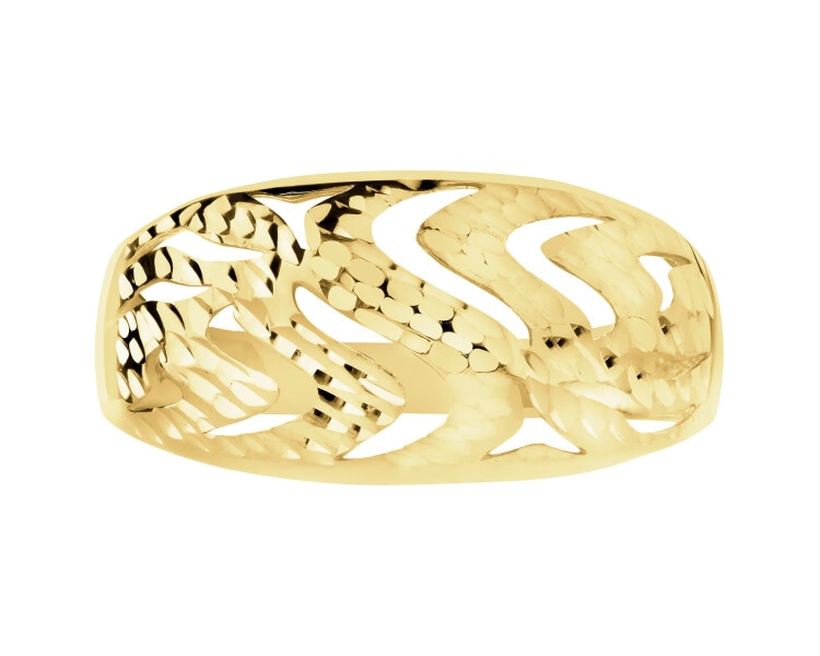 9 K Yellow Gold Band Ring