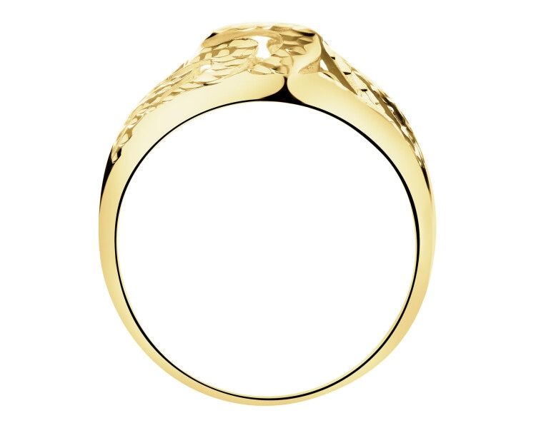 9 K Yellow Gold Band Ring