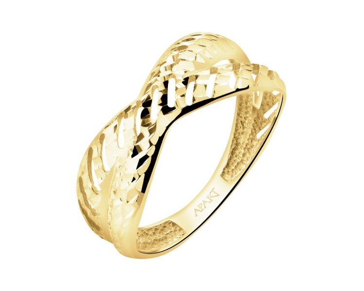 9 K Yellow Gold Ring 