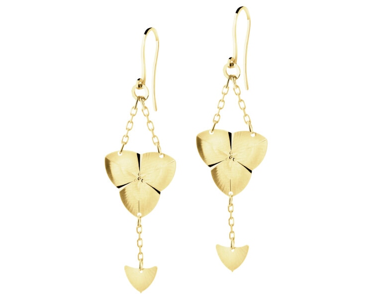 14 K Yellow Gold Dangling Earring