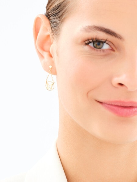 14 K Yellow Gold Dangling Earring