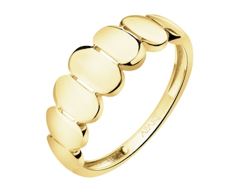 9 K Yellow Gold Band Ring 