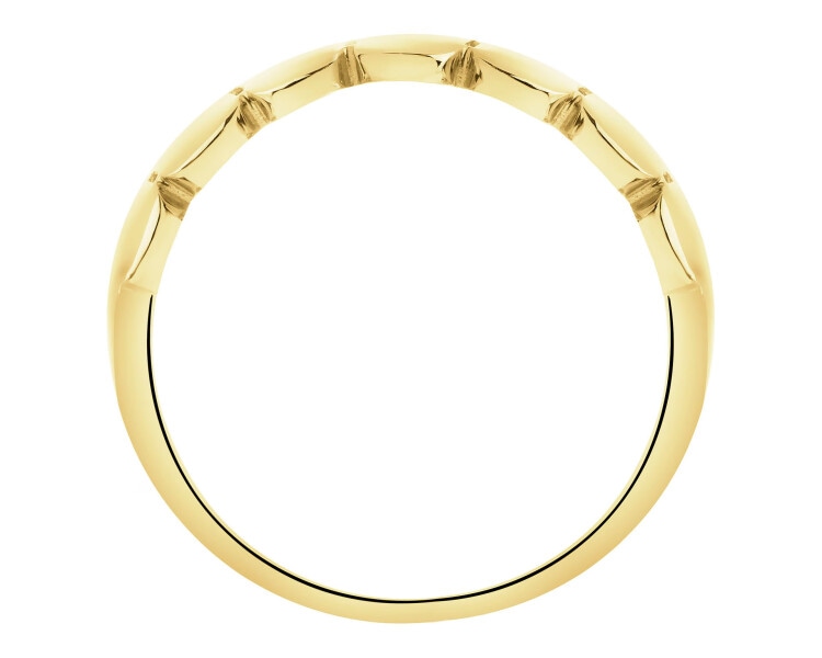 9 K Yellow Gold Band Ring