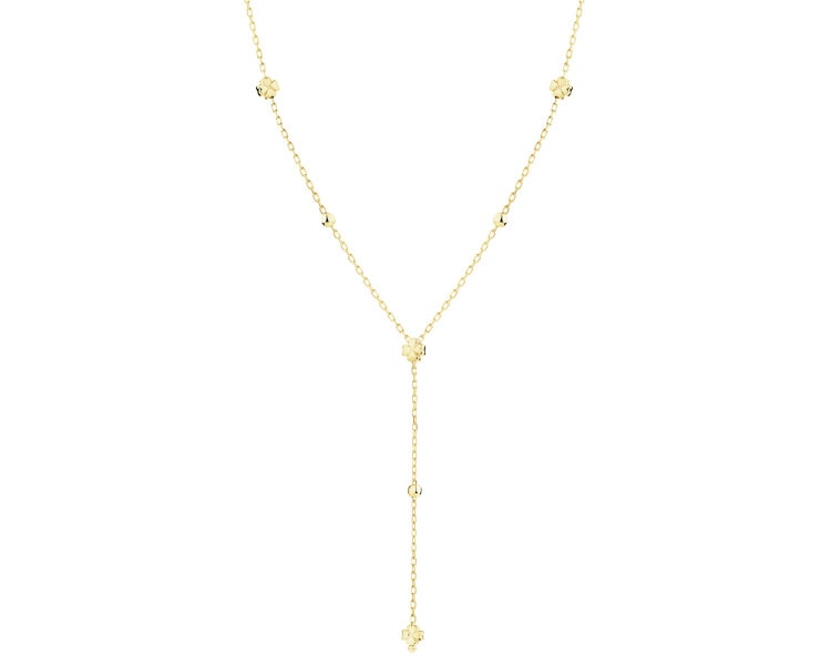 9 K Yellow Gold Necklace 