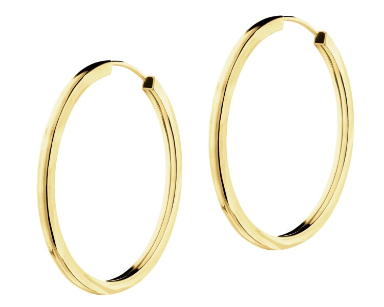 14 K Yellow Gold Hoop Earring