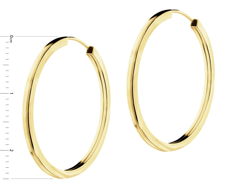 14 K Yellow Gold Hoop Earring