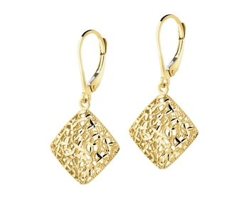 9 K Yellow Gold Dangling Earring